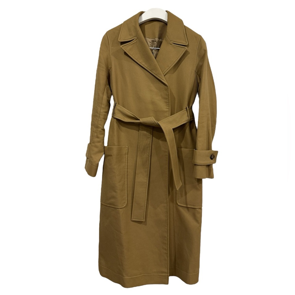 🔥PRICE DROP🔥 COS Classic British Khaki Trench Large Rectangle Pockets Sz4